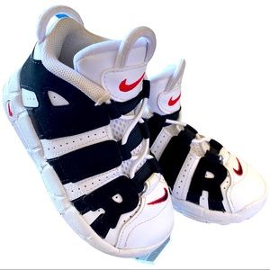 Nike Air More Uptempo TD Black White Retro DA9255 105 Size 8C